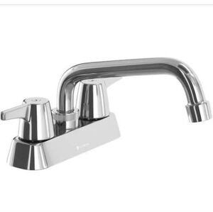 Glacier Bay 1002 974 566 Chrome Aragon 4in Centerset 2-handle Laundry Faucet
